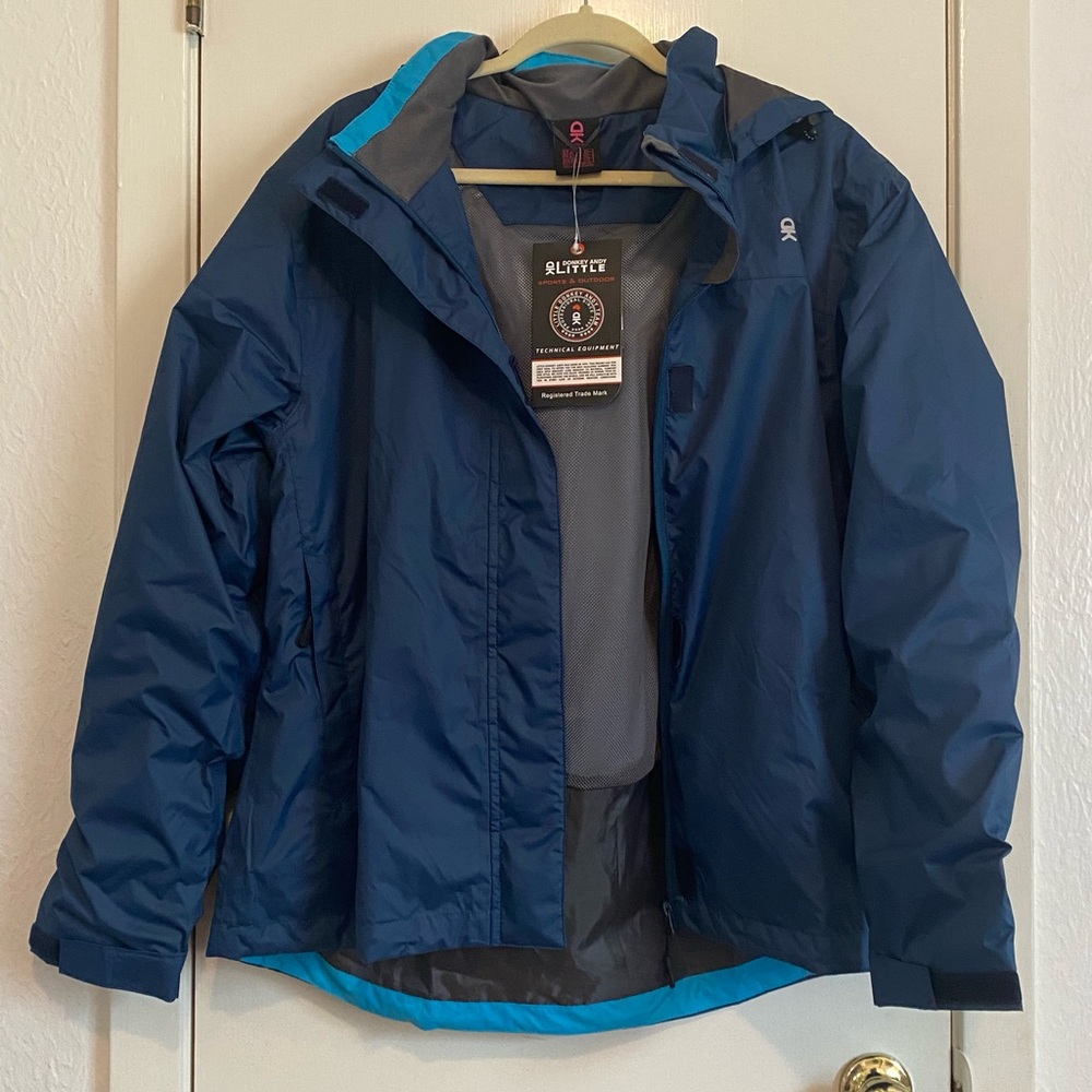 Little Donkey Andy Men’s Warm Waterproof Rain Coat